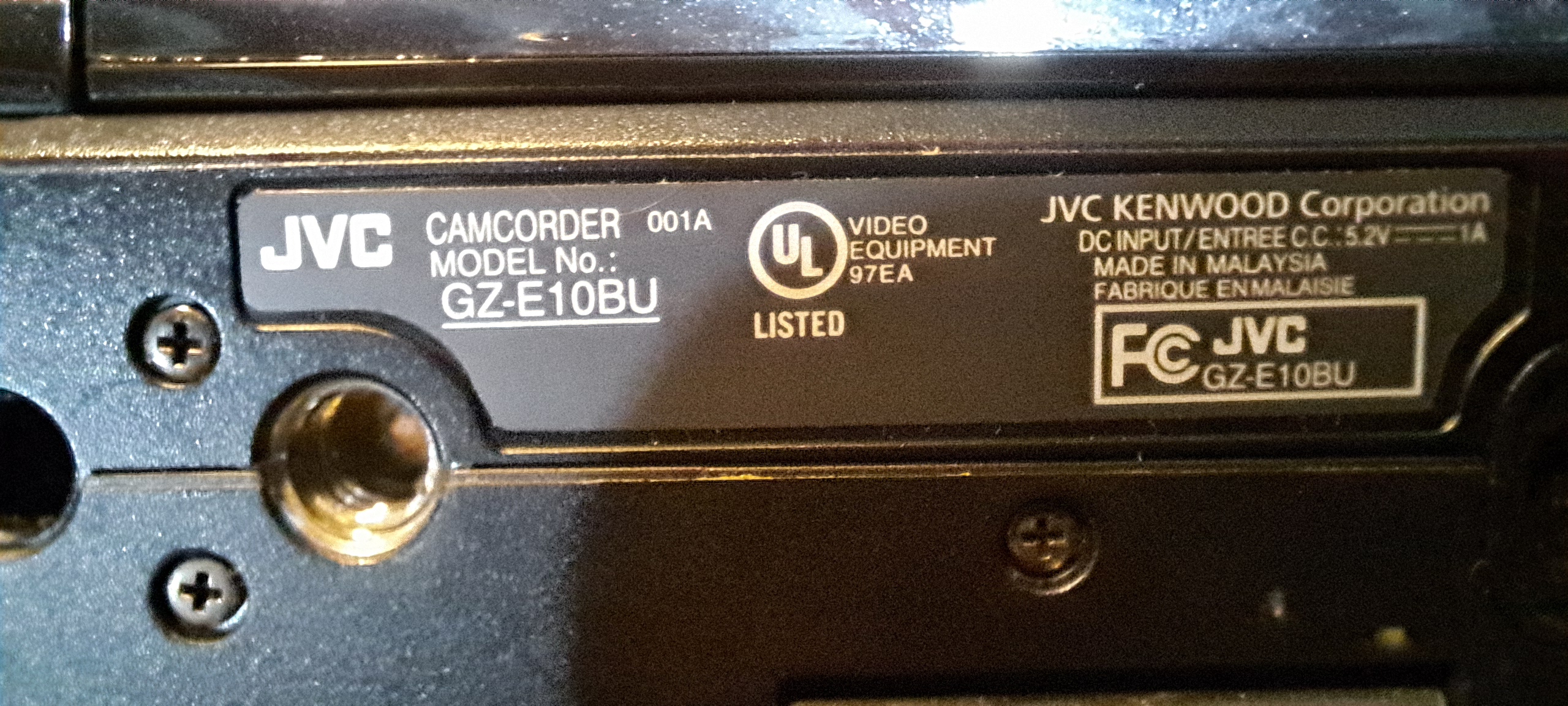 Filmadora JVC Concorder