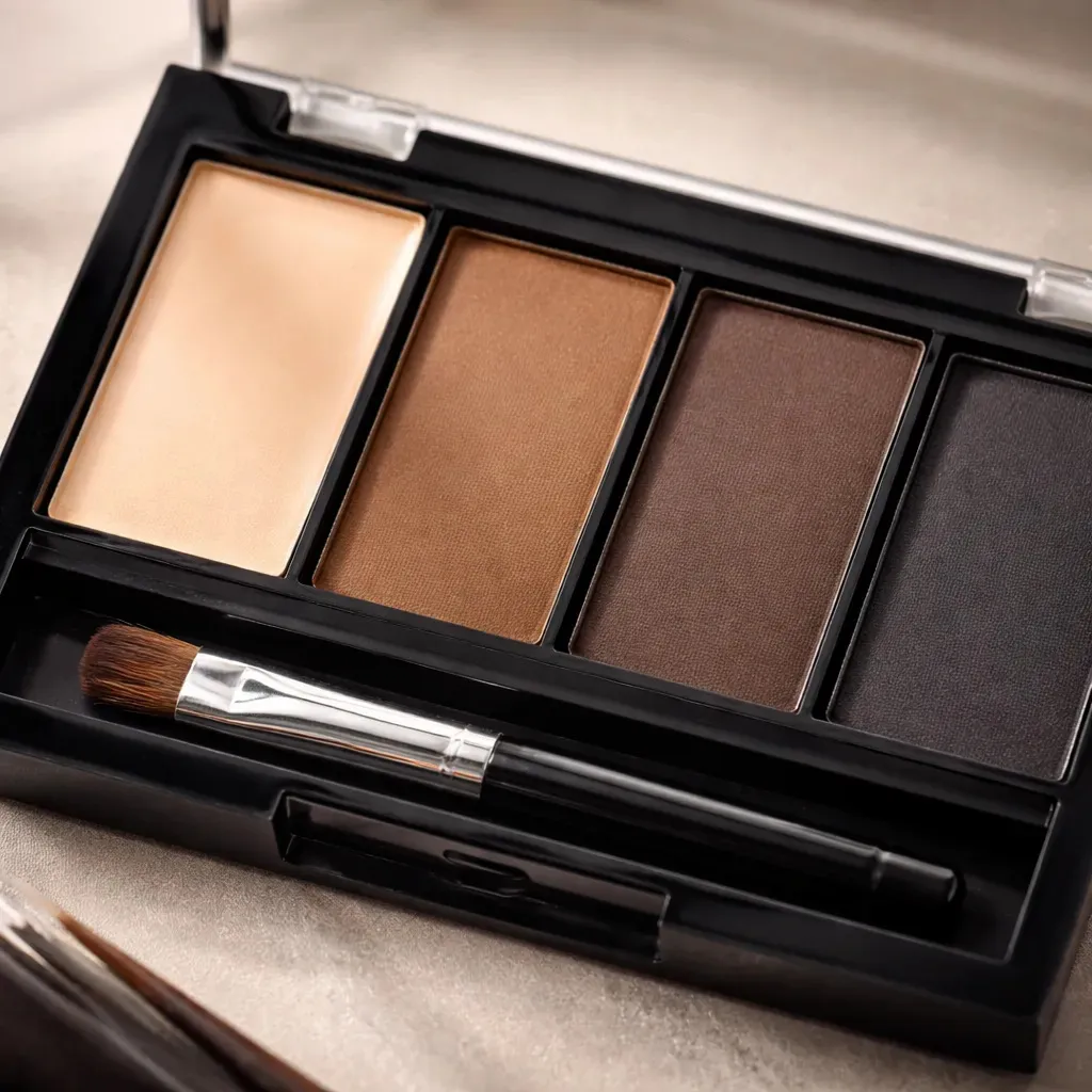 Paleta De Sobrancelha Com 3 Tons De Sombra Ruby Rose